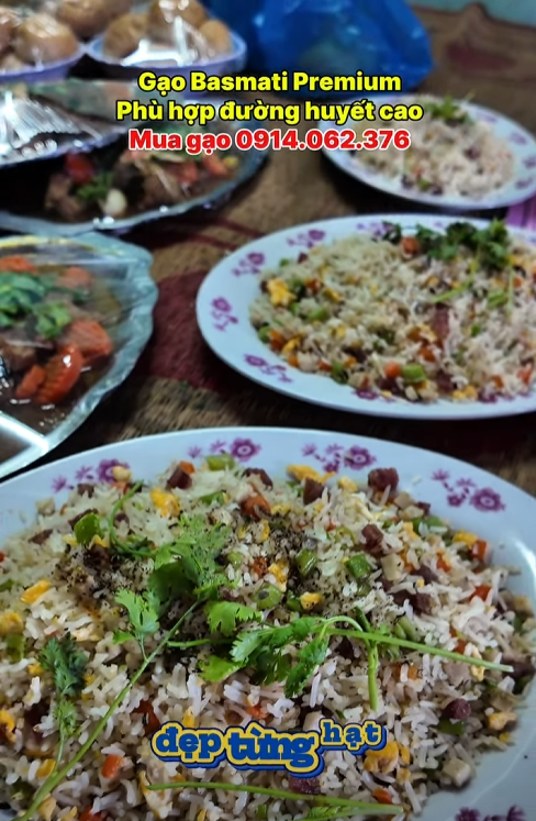 Gạo Basmati hạt dài Ấn Độ Premium tinh bột thấp, đường huyết thấp phù hợp người đường huyết cao, ăn kiêng, thừa cân và các món cơm chiên